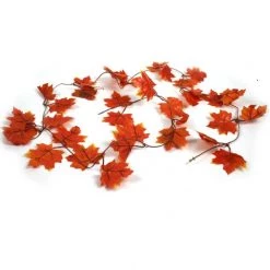 Everything Party By Event Orange Artificial Leaf Vines 2m