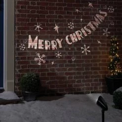 Pacific Wholesale 18cm*3 Christmas LED Projector Laster Lights - Cold White - Rotating Merry Christmas By Event