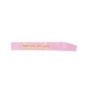 JD Party Bride To Be Sash - Light Pink & Gold