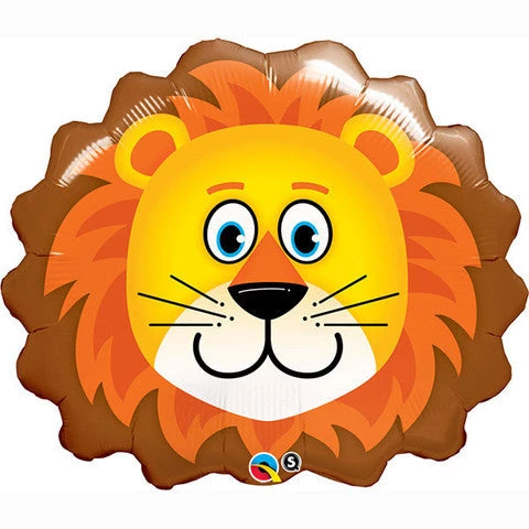 Qualatex 29" Lion Head Foil Shape Balloons