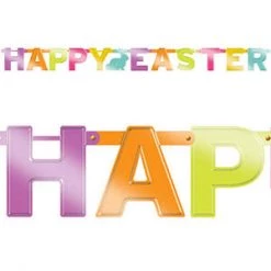 Everything Party Happy Easter Letter Banner 1.9m By Event