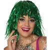 Everything Party By Theme Tinsel Wig - Green