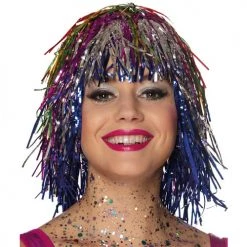 Everything Party Tinsel Wig - Multi