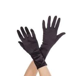JD Party By Theme Medium Long Gloves - Black