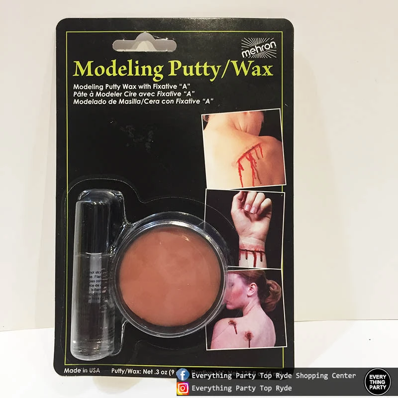 Mehron Modeling Putty/Wax With Fixative A Carded By Event