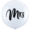 3ft Qualatex Printed Mrs White Latex Balloon