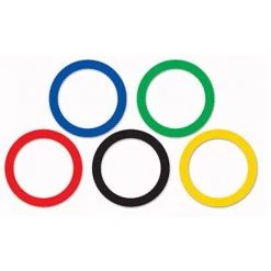 Everything Party By Event 15pcs Olympic Rings Cutout Decoration