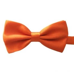 Everything Party Orange Bow Tie