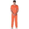 Everything Party Adult - Karnival Deluxe Orange Prisoner Man Costume