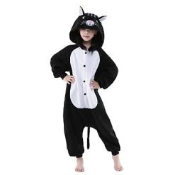 Everything Party Costume Kids Animal Onesie - Black Cat