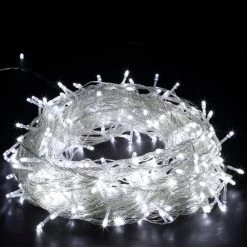 SENY By Event 300 Super Bright Extra Long LED Icicle String Lights 17.5m - White