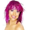 Everything Party By Theme Tinsel Wig - Hot Pink
