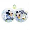 22" Qualatex Licensed Mickey Mouse 1st Birthday Bubbles Balloon Balloons