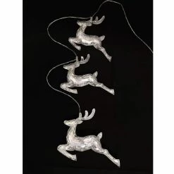 Everything Party By Event 3pk Acrylic Reindeer LED Lights Hanging Decor
