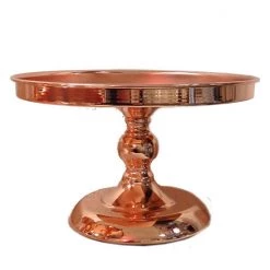 Everything Party All Birthday Deluxe Metallic Rose Gold Cake Stand 30cm