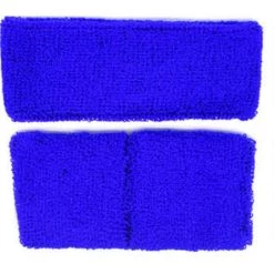 Everything Party 1980's Plain Headband & Wristband Set (11 Colours)