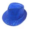 Everything Party By Event Sequin Fedora Hat - Royal Blue
