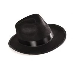 Everything Party 1920's Gangster Black Felt Hat