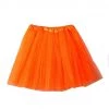 JD Party Costume Accessories Adult 3 Layers Tulle Tutu - Orange