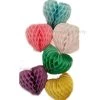 Everything Party 25cm Decorative Paper Honeycomb Heart - (6 Colours)