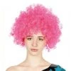 Everything Party Wig - Fluro Pink Afro Wig
