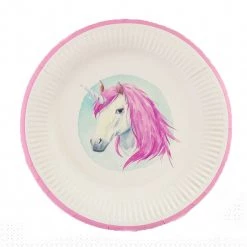Artwrap All Birthday 12pk Unicorn Paper Plates
