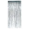 JD Party All Birthday Metallic Curtain - Silver