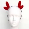 Everything Party Christmas Headband - Fluffy Reindeer Antlers Red