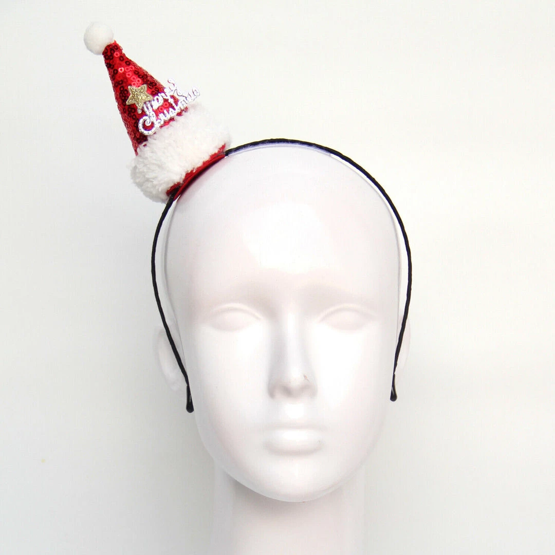 Pacific Wholesale Christmas Headband - Mini Santa Hat With Belt By Event
