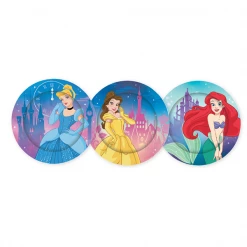 Artwrap All Birthday 8pk Licensed Disney Princess Paper Party Plates