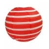 Everything Party 30cm Stripe Paper Lantern - Red All Birthday