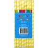 Everything Party All Birthday 8pk Jumbo Paper Straws - Yellow Stripe