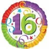 Everything Party 18" Anagram Rainbow 16th Birthday Foil Balloon