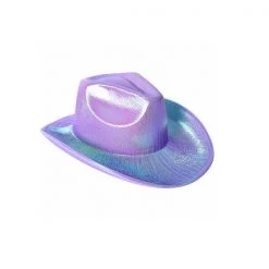 JD Party Metallic Cowboy Hat - Purple