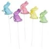 Austwide By Event 5pk Glitter Easter Bunny On Sticks