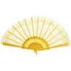 Everything Party Party Lace Fan - Yellow By Event