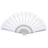 Everything Party By Event Party Lace Fan - White