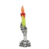 Trademark Halloween Light Up Skull Candle