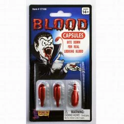 Everything Party Fake Liquid Blood Capsules 3pk