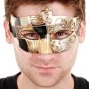Everything Party Masks TIVOLI Warrior Metallic Eye Mask