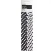 Everything Party 20pk Dots Paper Straws - Black