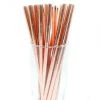 Meteor All Birthday 10pk Metallic Rose Gold Paper Straws