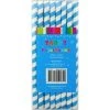 Everything Party All Birthday 8pk Jumbo Paper Straws - Blue Stripe