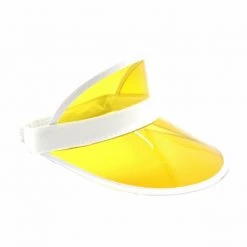Everything Party Yellow Perspex Visor