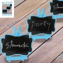 Everything Party All Birthday Mini Blackboard - Blue