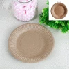 Everything Party 12pk Brown Kraft Paper Plates All Birthday