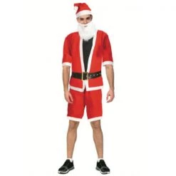 JD Party Adult - Classic Summer Santa Suit Costume