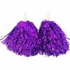 Everything Party Metallic Cheerleader Pom Pom - Purple School Book Week Costume