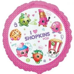 KALEIDOSCOPE Balloons 17" I Love Shopkins Foil Balloon