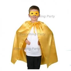 Trademart Kids - Yellow Superhero Cape Set Costume